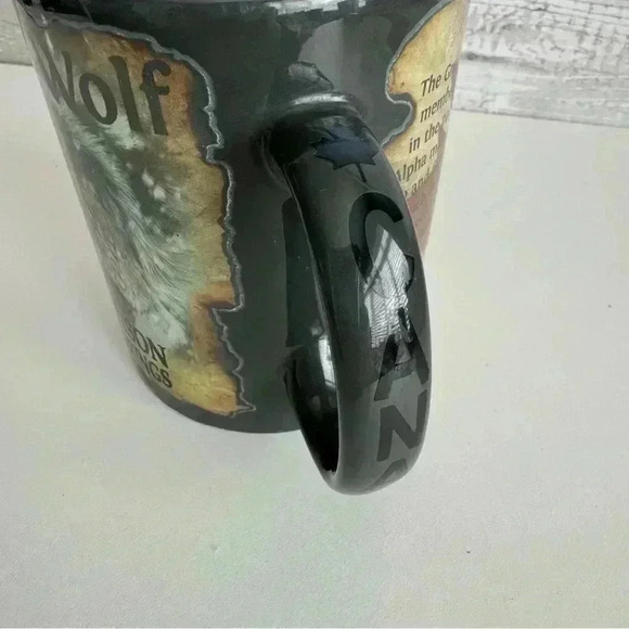 Grey Wolf Nature  Harrison Hot springs Mug - Picture 2 of 8